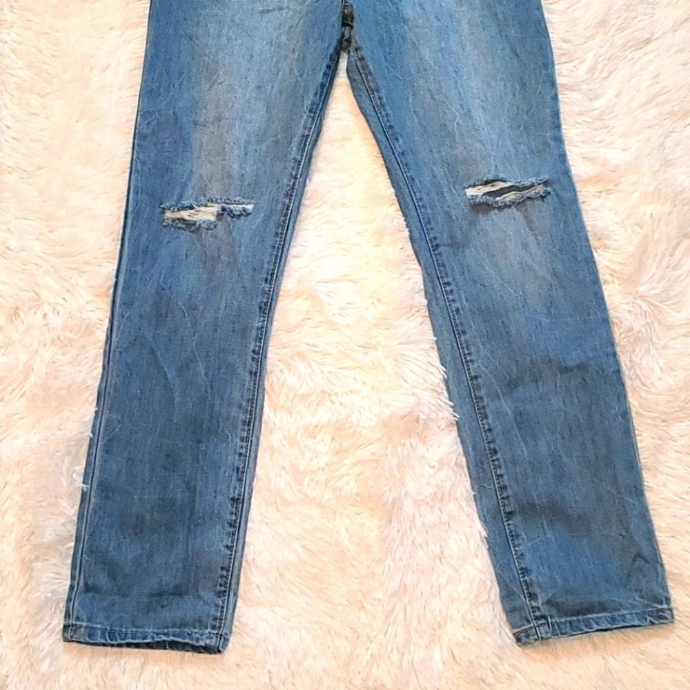Distressed Overalls by Signature8  Small - Picture 3 of 6